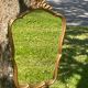 Vintage mirror gilded wood and stucco, Louis XV shell style