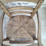 Children's wooden high chair 1900