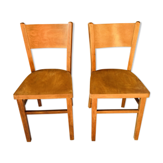 Pair of vintage bistro chairs