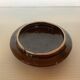 Vallauris ceramic box orange brown