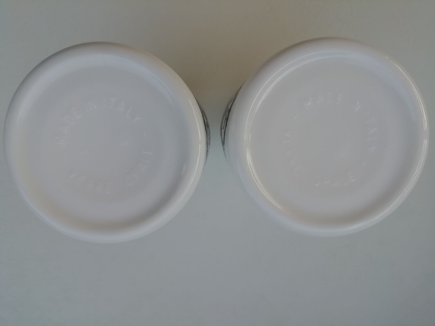 Pair of opaline jars