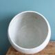 Signed glazed stoneware ball planter