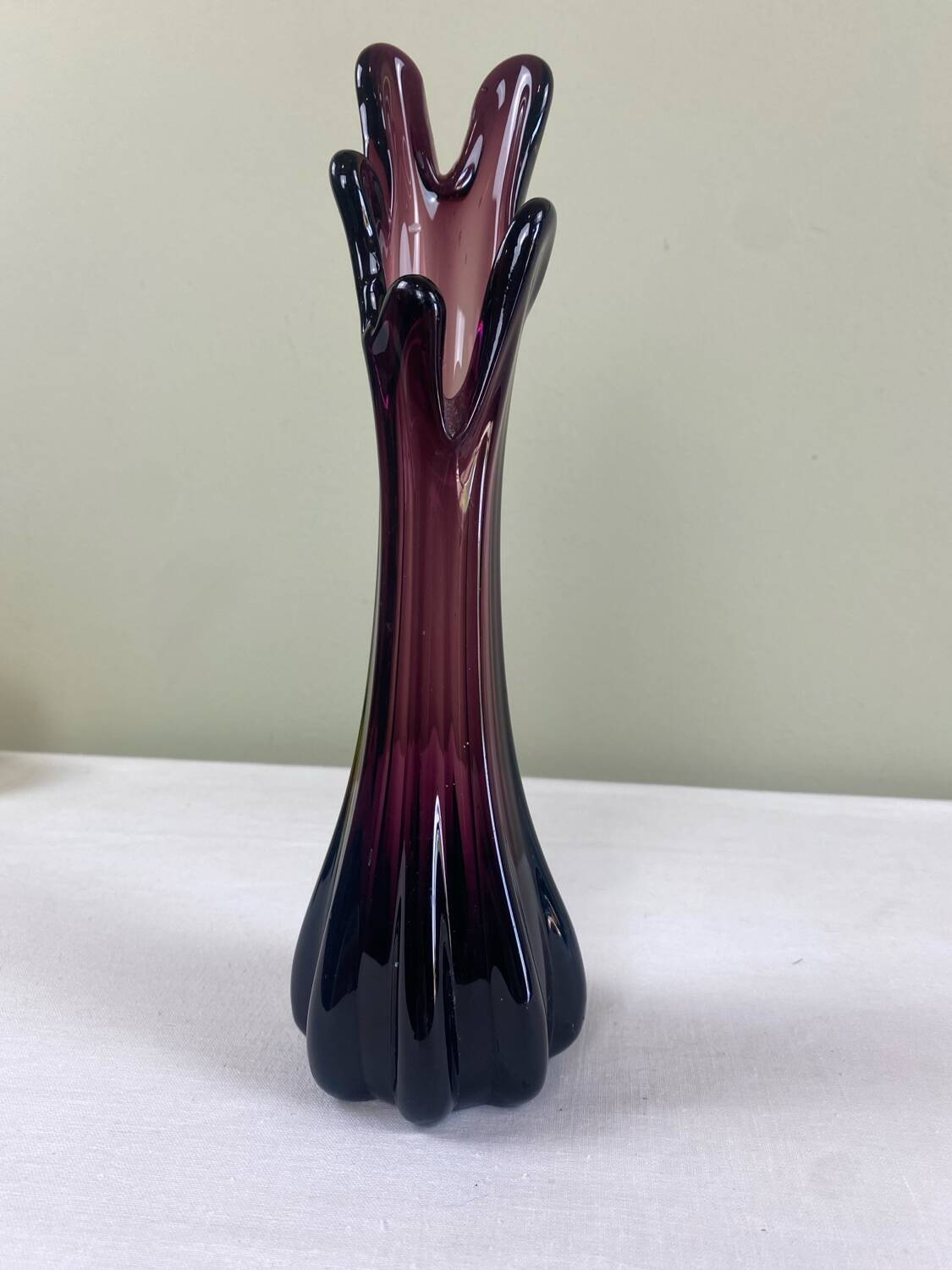 Vintage five-finger vase