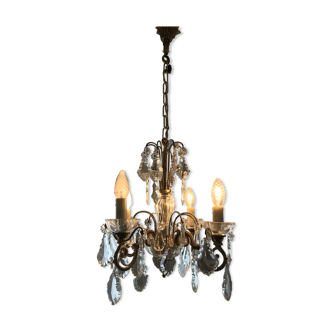 Glass chandelier