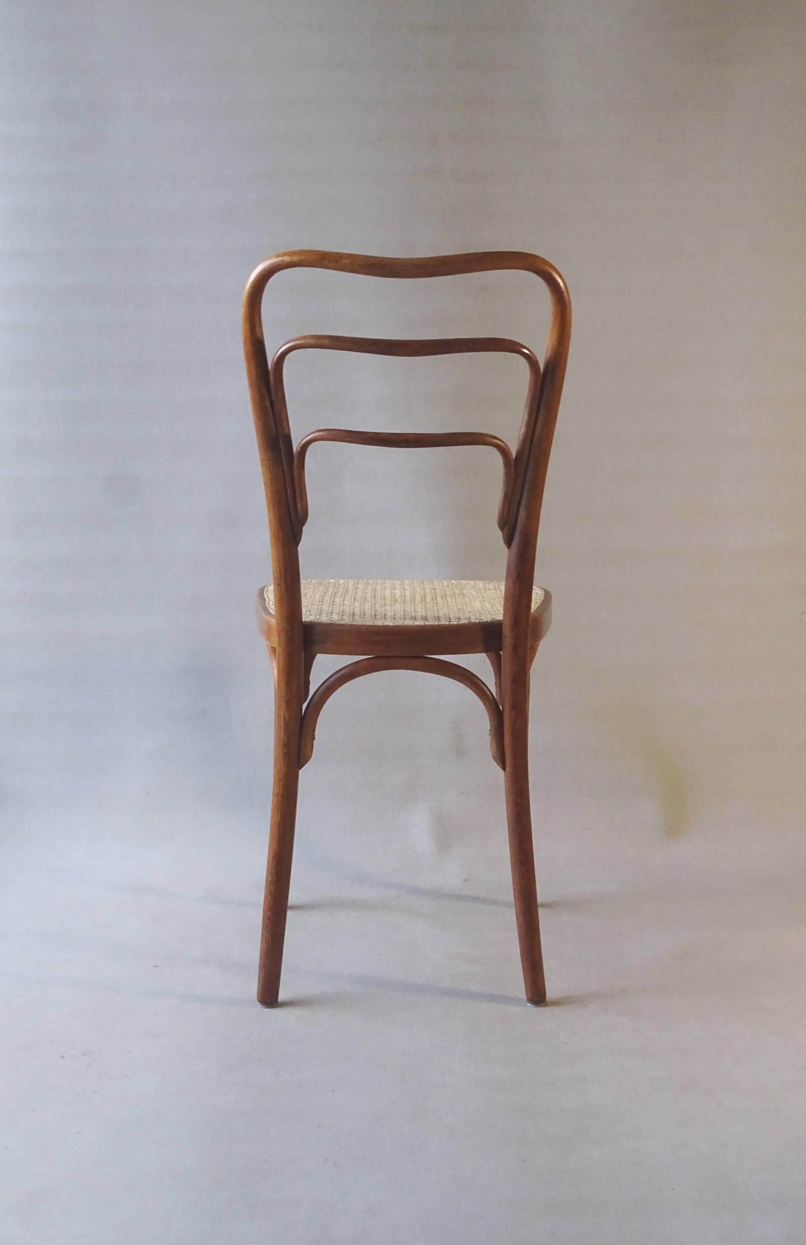 Kohn chair no. 248 with bent wood, viennese secession, around 1905 - no thonet -