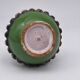 Antique green glazed ceramic vase with relief decoration – Europe