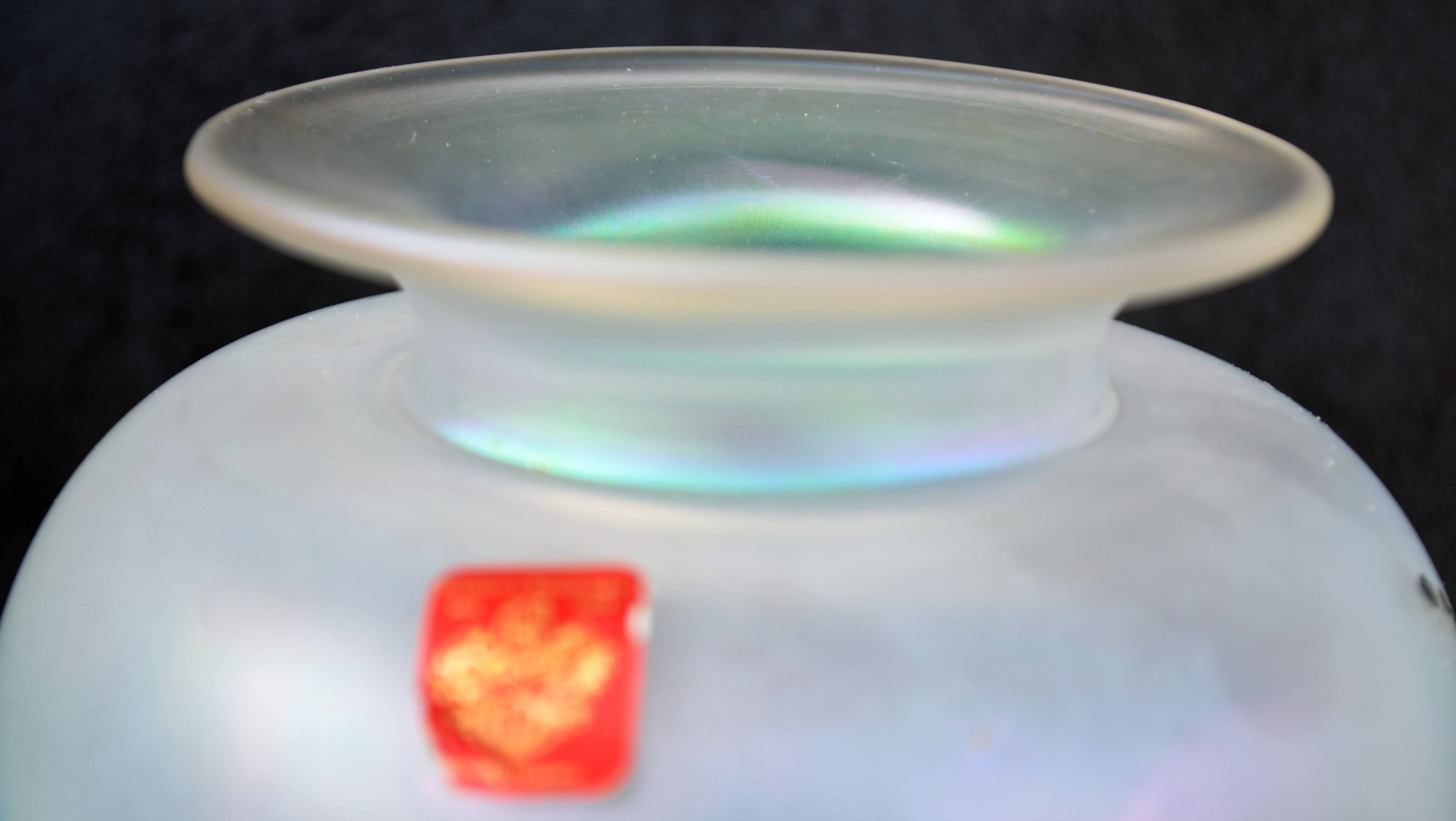 Freiherr von Poschinger Iridescent Glass Vase