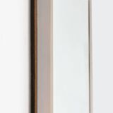 Sophisticated Belgo Chrome graphical mirror, Belgium ca. 1980