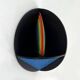 Rainbow Wall Sculpture by Lucio Del Pezzo, 1977