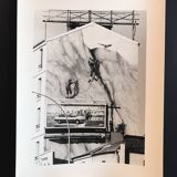 Rosine nusimovici, untitled (the black cow), 1987. black and white silver print