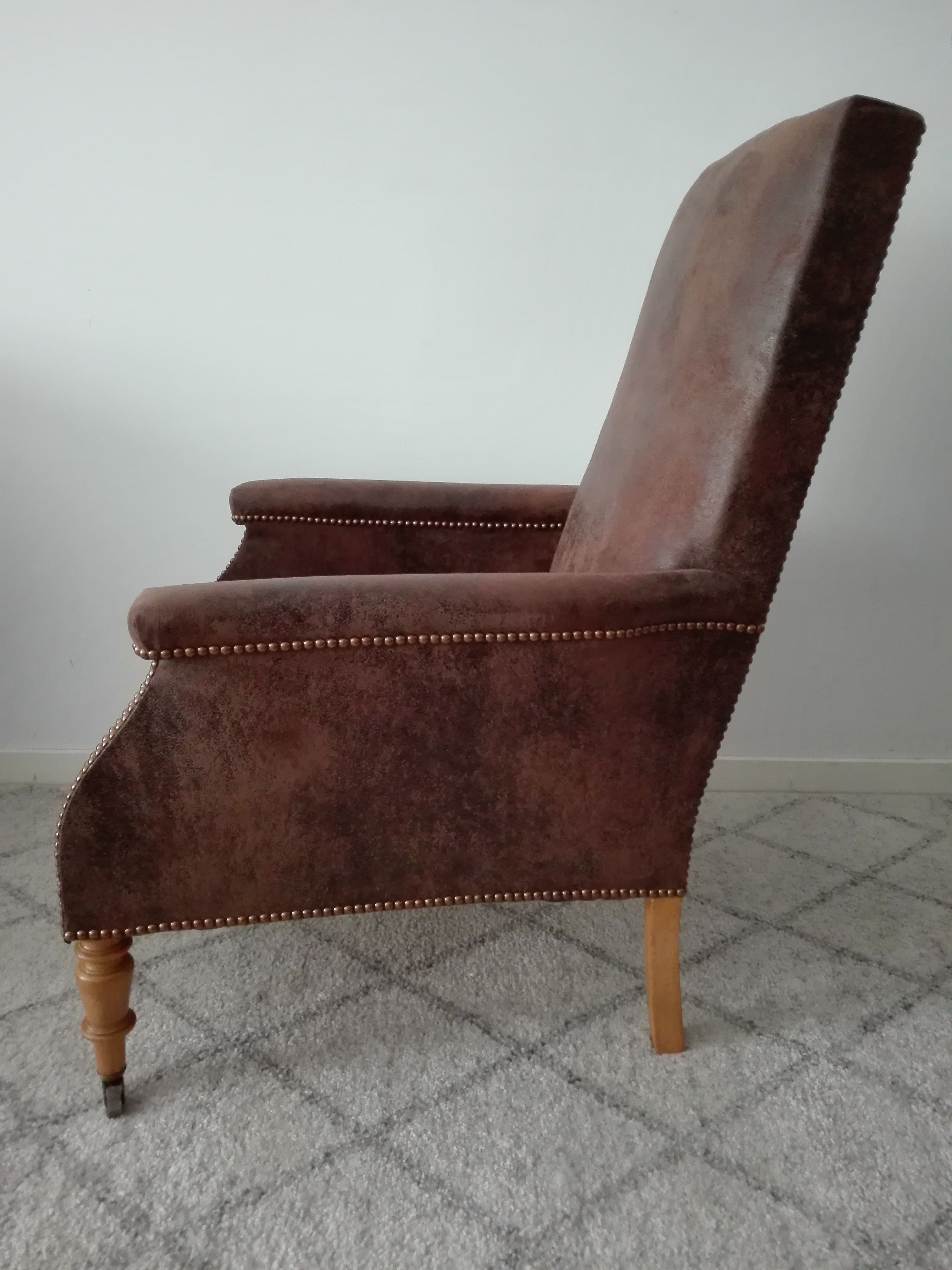 English armchair fully restored