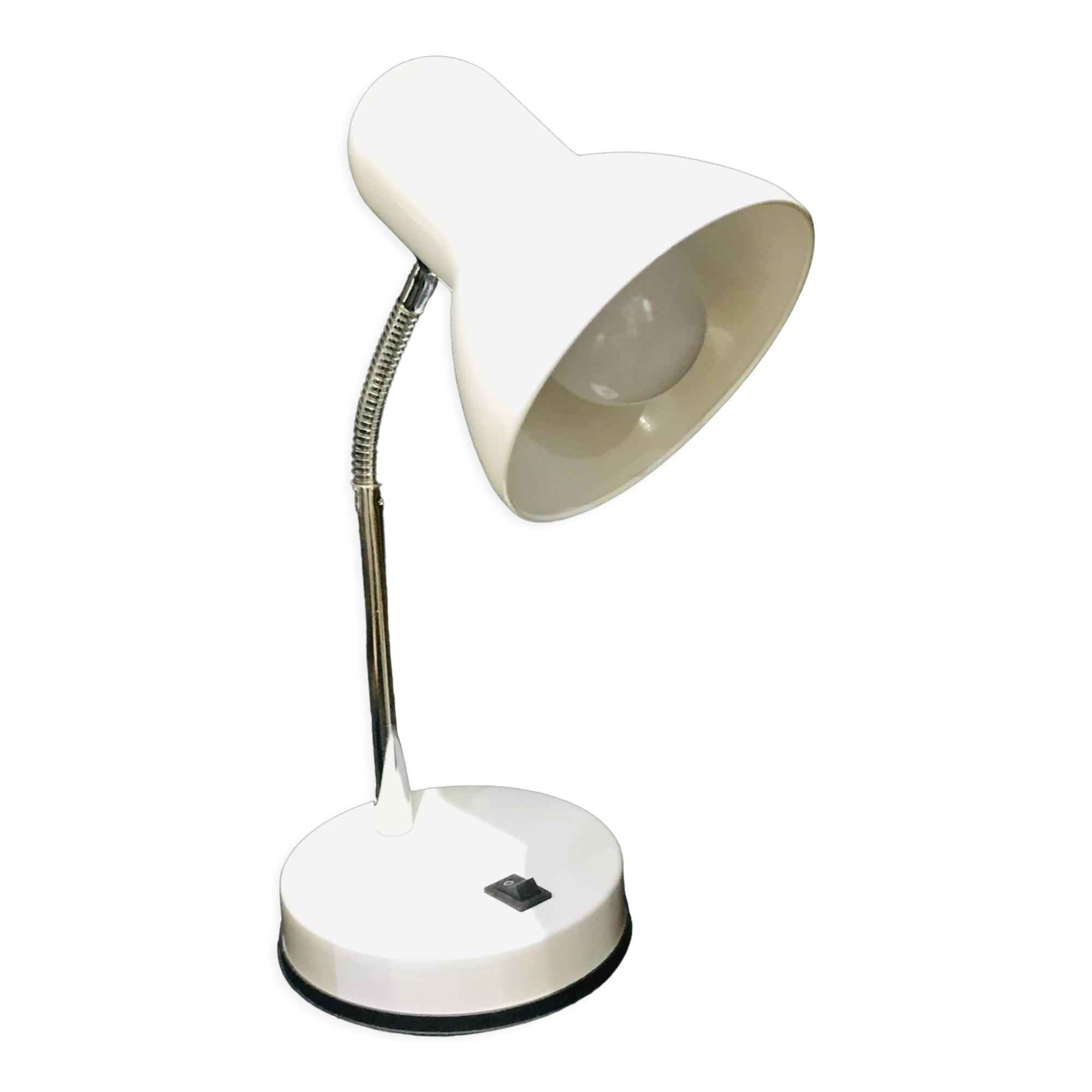 Vintage metal and chrome lamp