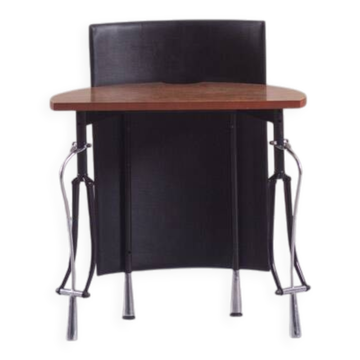 Postmodern small ‘La Vuelta’ desk by Perry King and Santiago Miranda for Akaba, Spain, 1980s