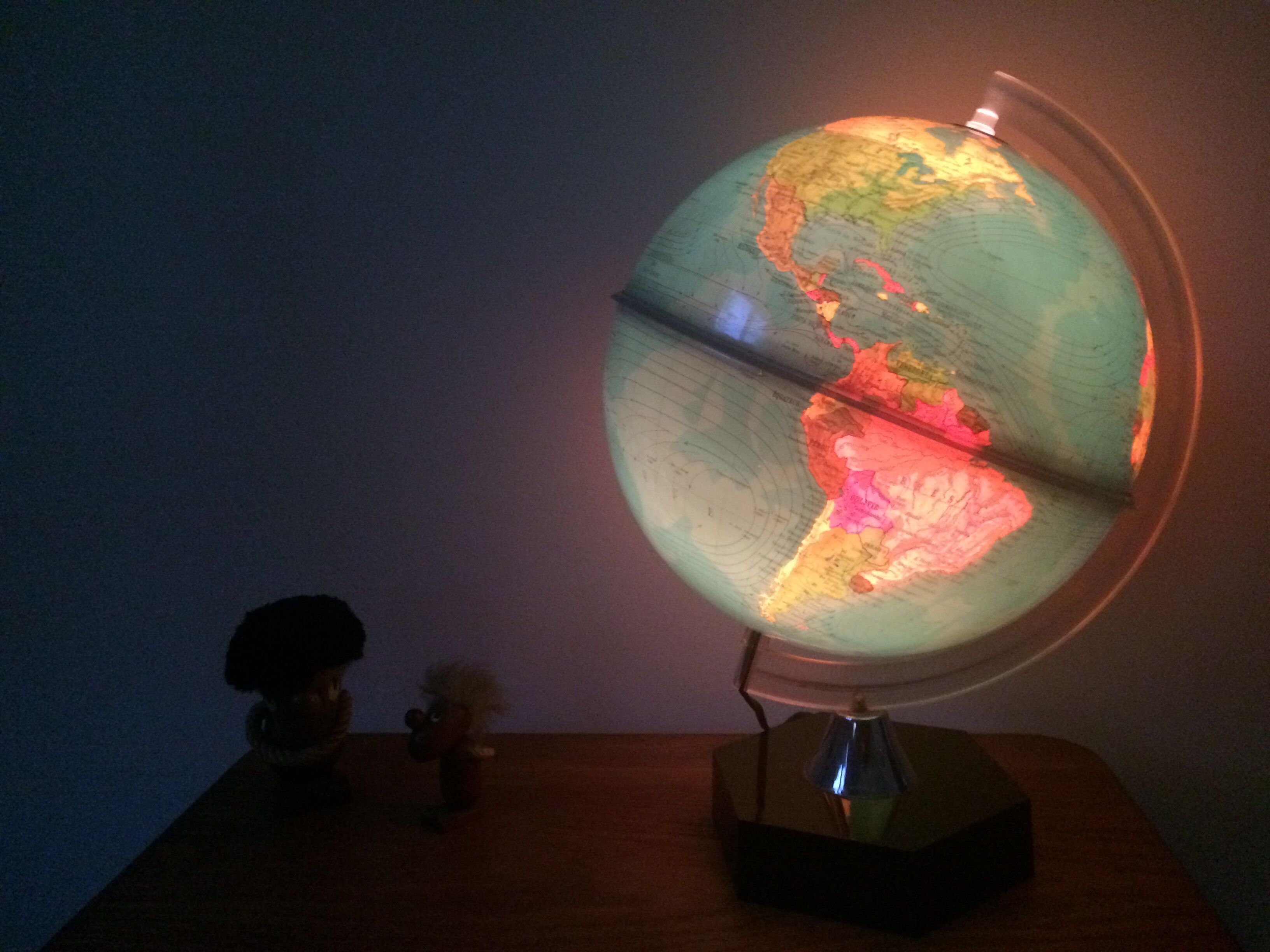 Lamp Globe Grange Batelière 1973