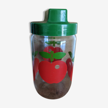 Henkel pot apple decoration with lid