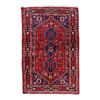 Tapis vintage Shiraz fait main
