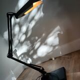 Lampe d'architecte Ledu années 70 / noire