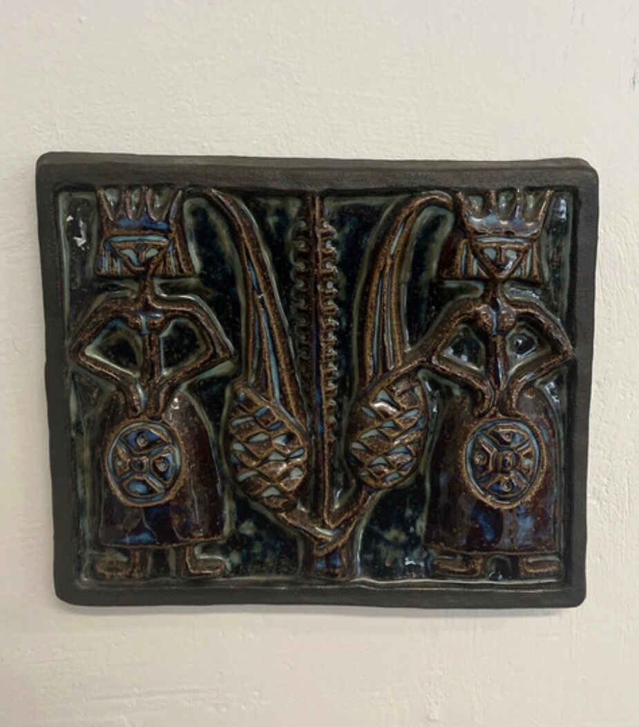 Ceramic Wall Plaque from Søholm Denmark
