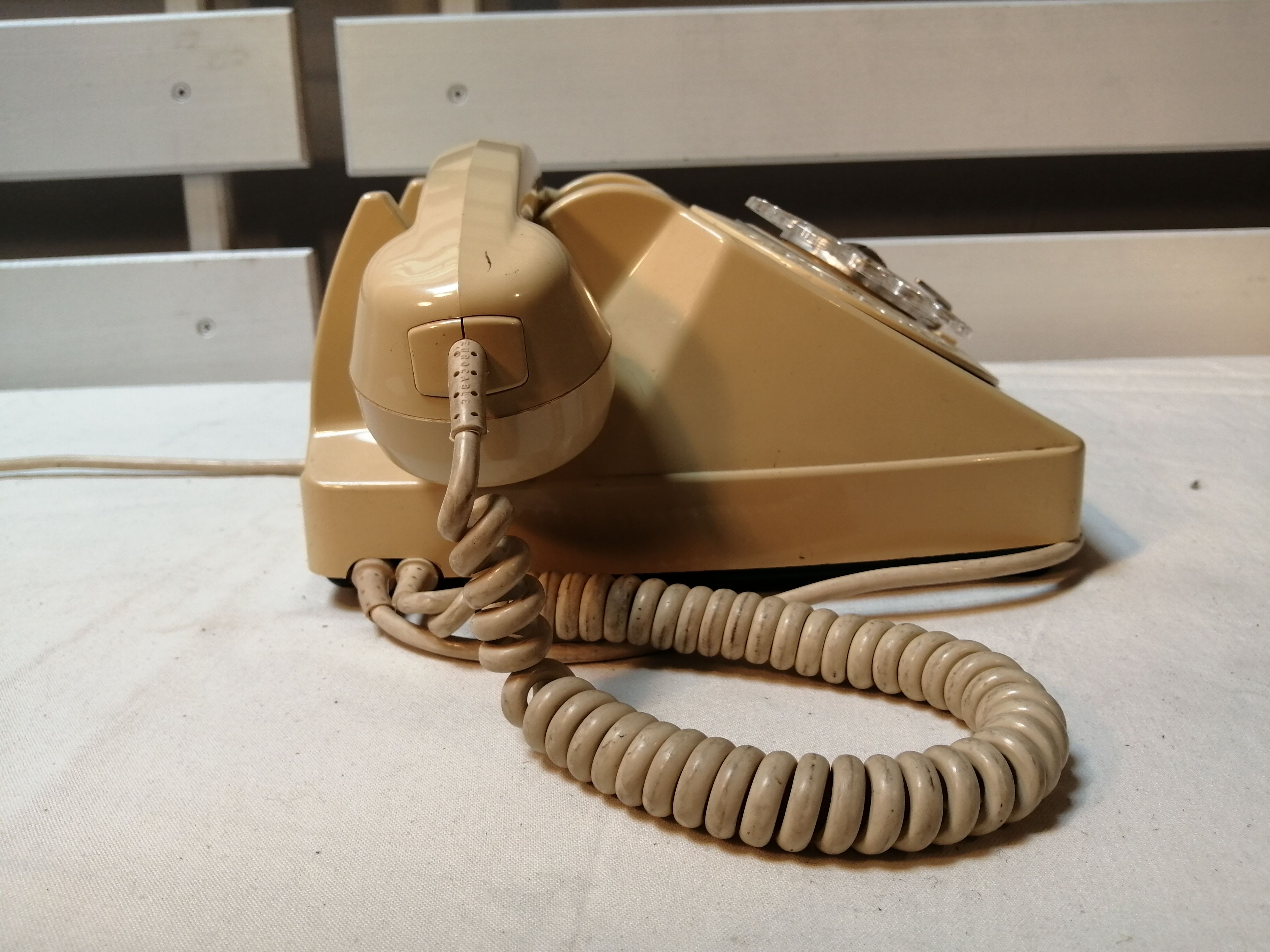 Bakelite socotel dial phone - vintage