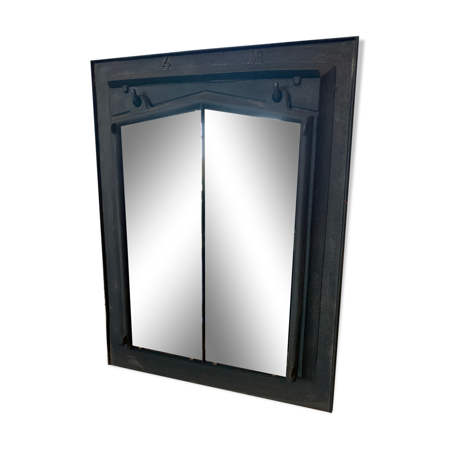 Industrial snuffbox mirror - 77x57cm