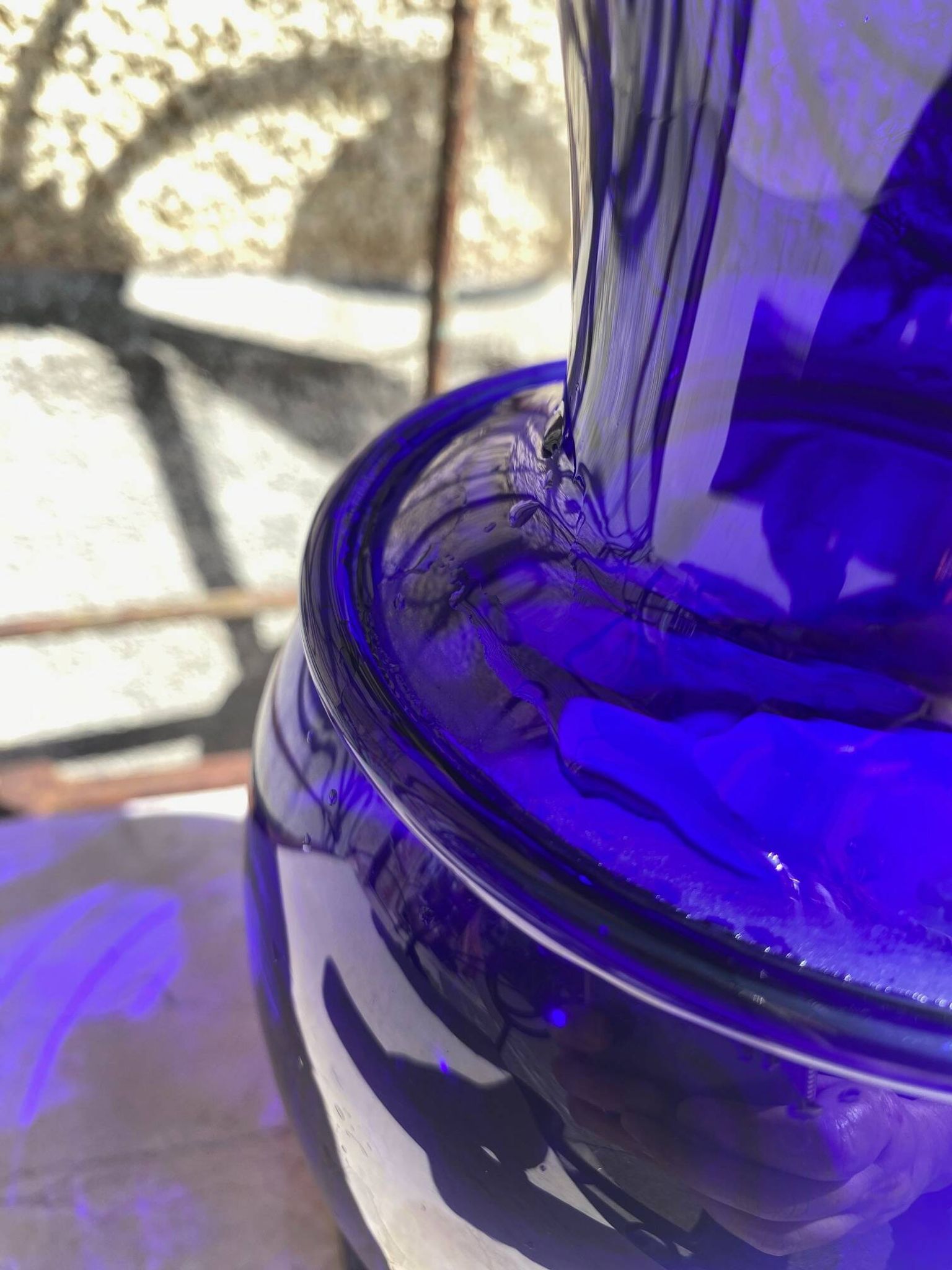 Cobalt Blue Blown Glass Carafe - Metropolitan Museum of Art New York