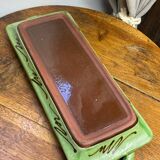 Plat fleuri en céramique