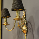 Italian midcentury brass sconce