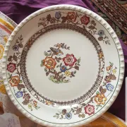 Set of 2 flat plates Villeroy & Boch, Nanking series.