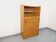 Meuble bibliothèque vintage avec table d’appoint en bois de chêne