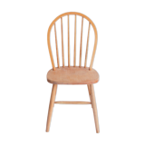 vintage chair with bars style ercol - natural wood