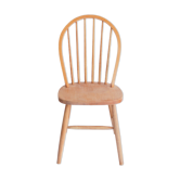 vintage chair with bars style ercol - natural wood