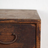 Small antique Japanese tansu – Meiji/Taishō period (circa 1880–1920)