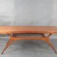 Teak & Fluted coffee table by Olav Laupsa for Sola Møbler, Vintage Norwegian 1960s