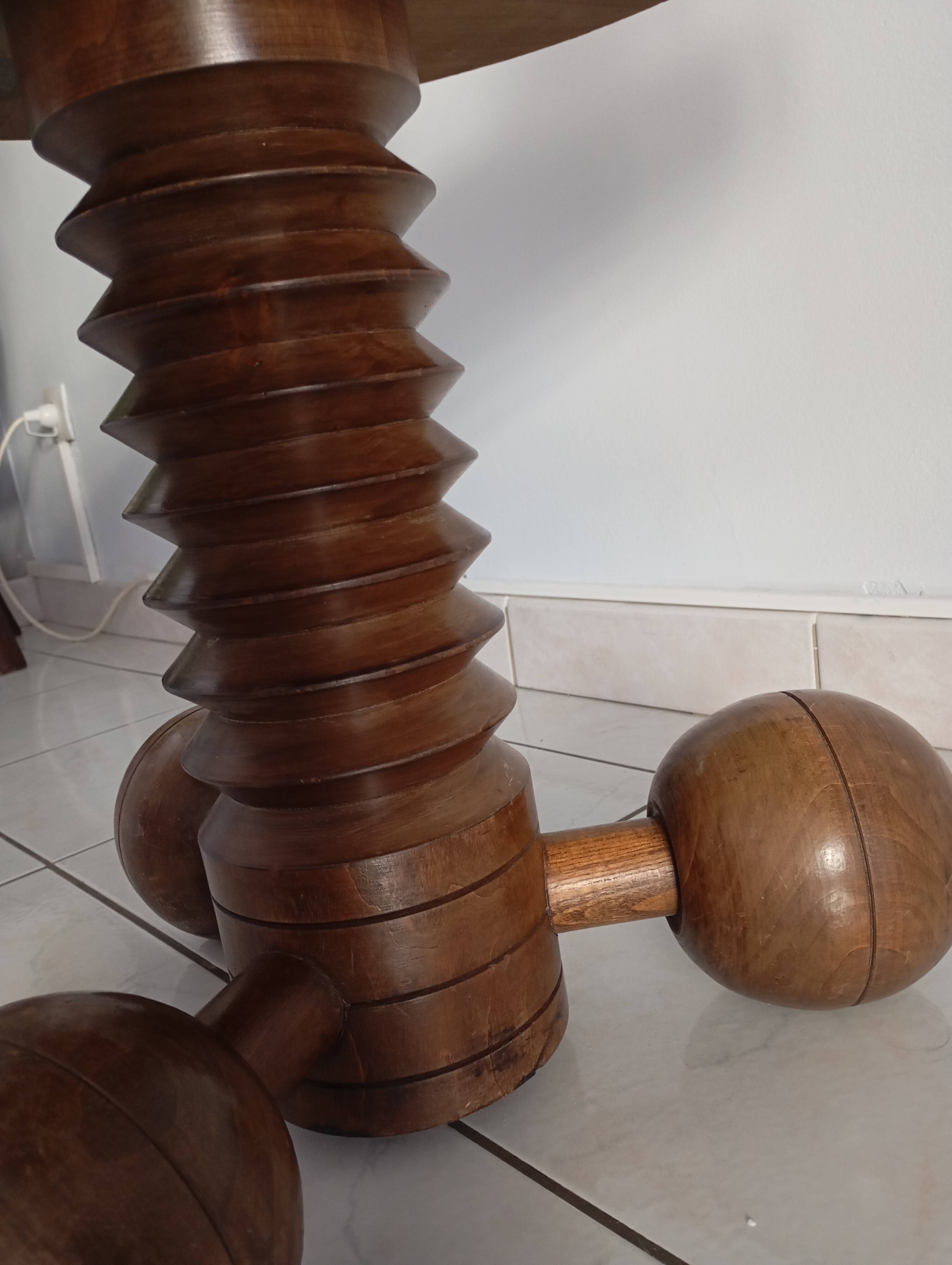 Charles Dudouyt style Pedestal Table