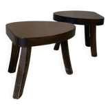 Pair of rustic stools