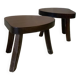 Paire de tabourets rustiques