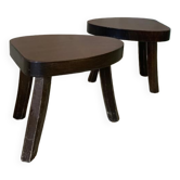 Pair of rustic stools