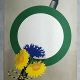 Old poster/original train poster lithograph