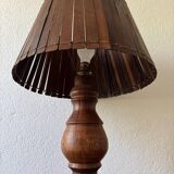 Large teak lamp from the 60s