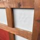 Antique XXL wall mirror (200 x 100 cm) with refined floral engravings