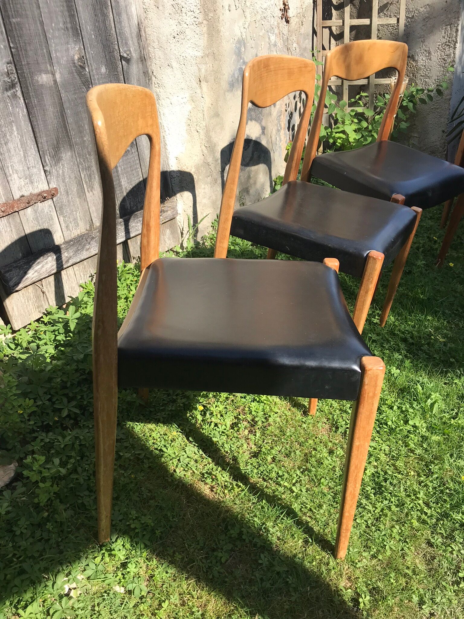 4 Otto Moller style chairs