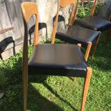 4 Otto Moller style chairs