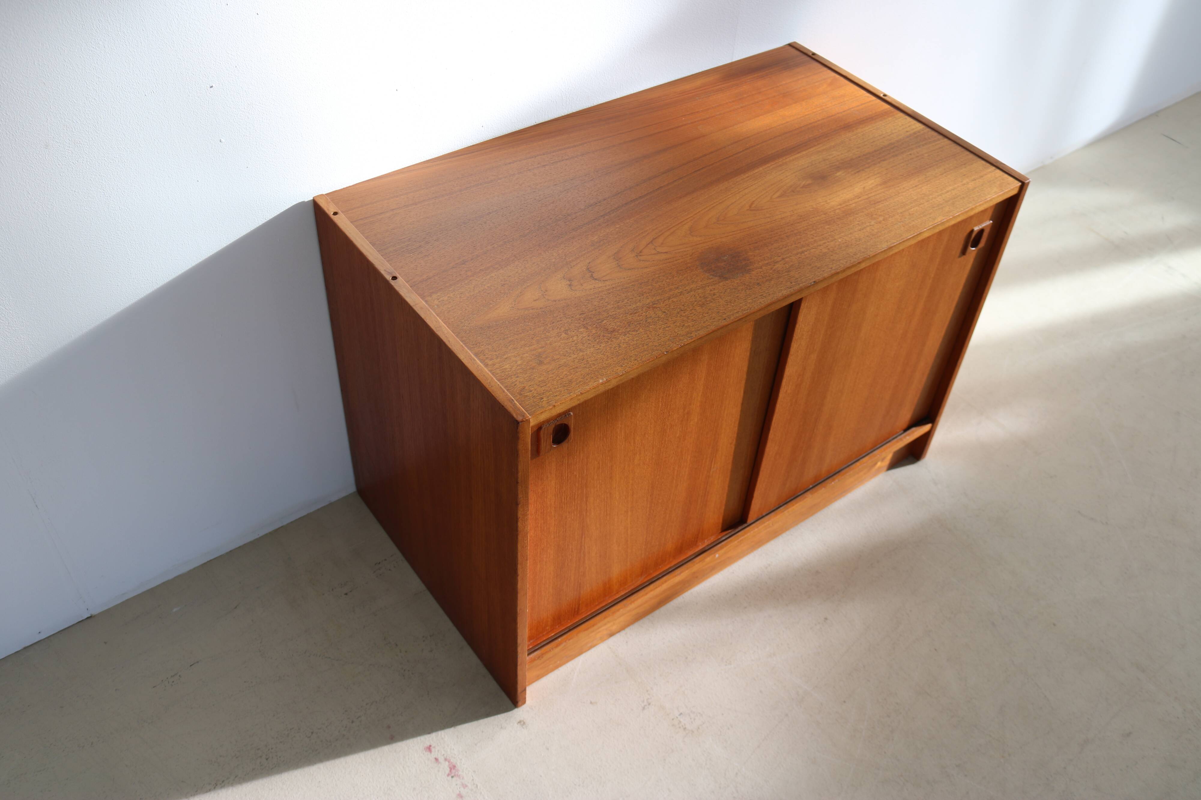 Vintage set of 2 teak cabinets