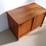Vintage set of 2 teak cabinets