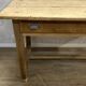 Genuine old farmhouse table stripped and varnished