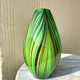 Grand vase en verre murano missoni