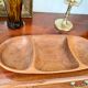 Plateau en bois vintage 41,5cm