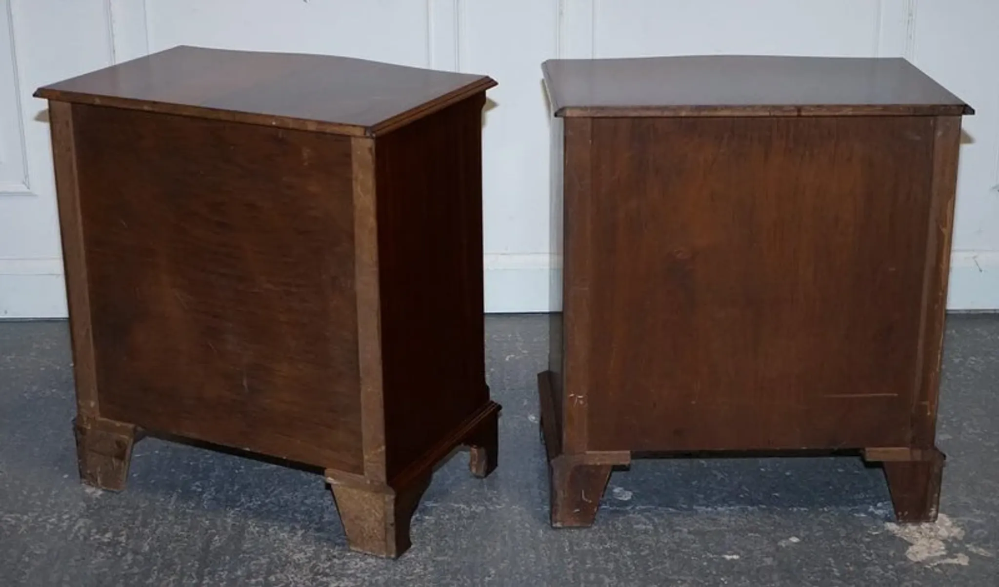 Large Wooden Bedside Tables, Set of 2