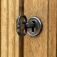 Parisian Art Deco wardrobe in raw oak, renovated.