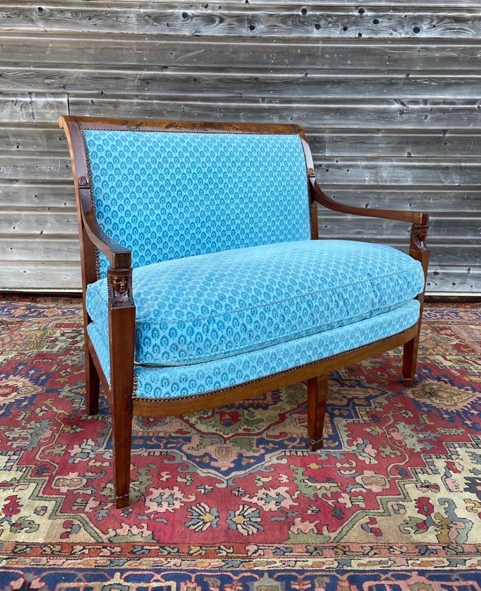 Mahogany bench period consulate return from Egypt